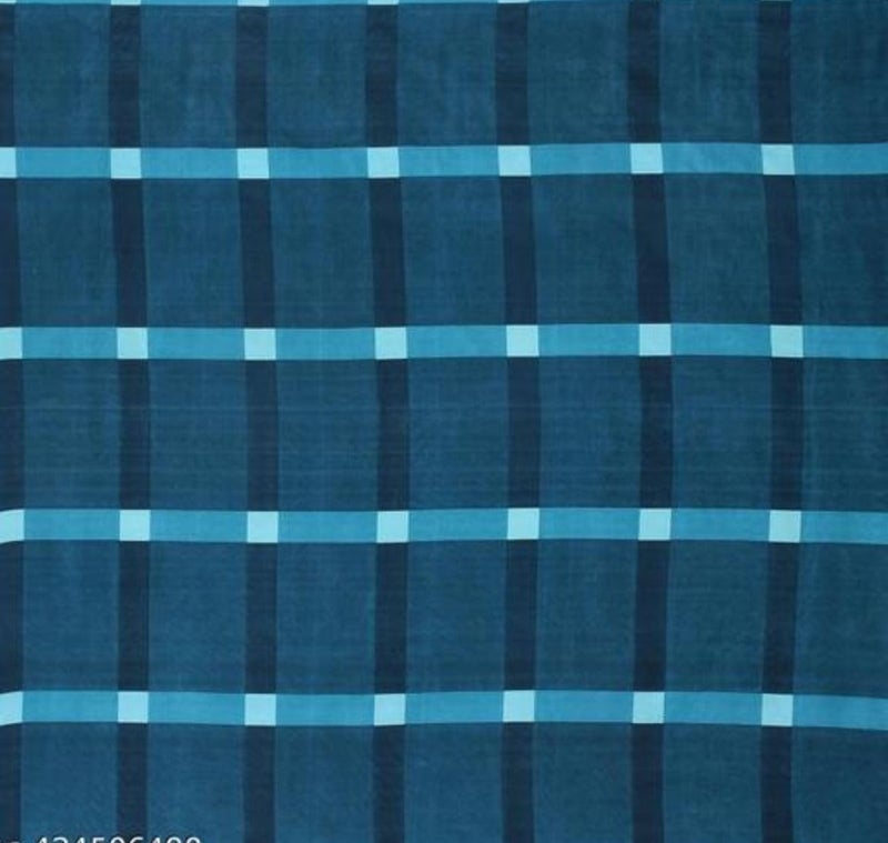 Syriddyaas Premium CottonMix Elastic Fitted Bedsheet with 2 Pillow Covers for Double Bed with All Around Elastic 276 TC Supersoft Size 72x78 Fit Upto 6 Inches Mattress Color Blue  - Image 4