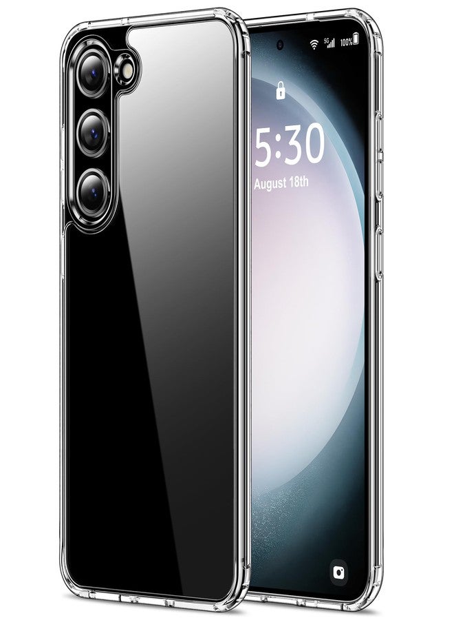 HOOMIL Case for Samsung Galaxy S23 5G, Non-Yellowing, Drop Protection, Anti-Scratch Transparent Hard Back Phone Cover - Crystal Clear - Image 1