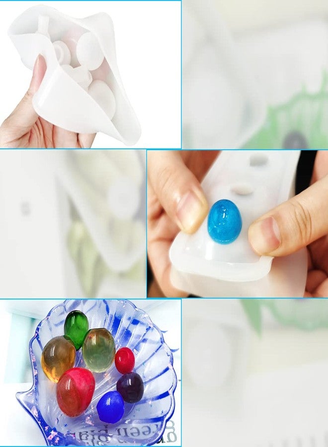 SourceTon 2 Pcs Ball Silicone Resin Molds for Jewelry Making, SourceTon Ball Epoxy Molds for DIY Pendants, Earrings, Necklaces, Reusable Craft Molds for Resin Art, Gifts - Image 4