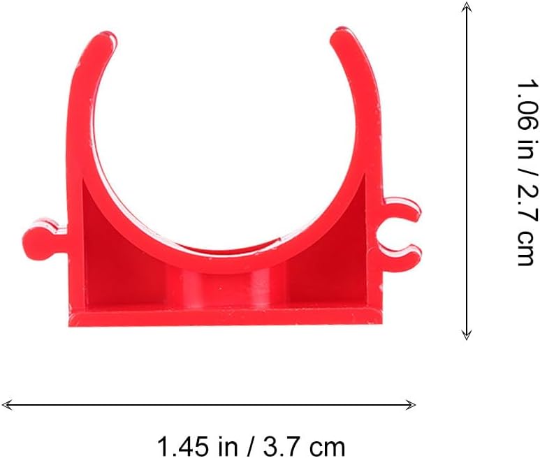 مشابك أنابيب PVC على شكل حرف U مقاس 25 مم 100 قطعة لتثبيت القنوات والسباكة - Image 3