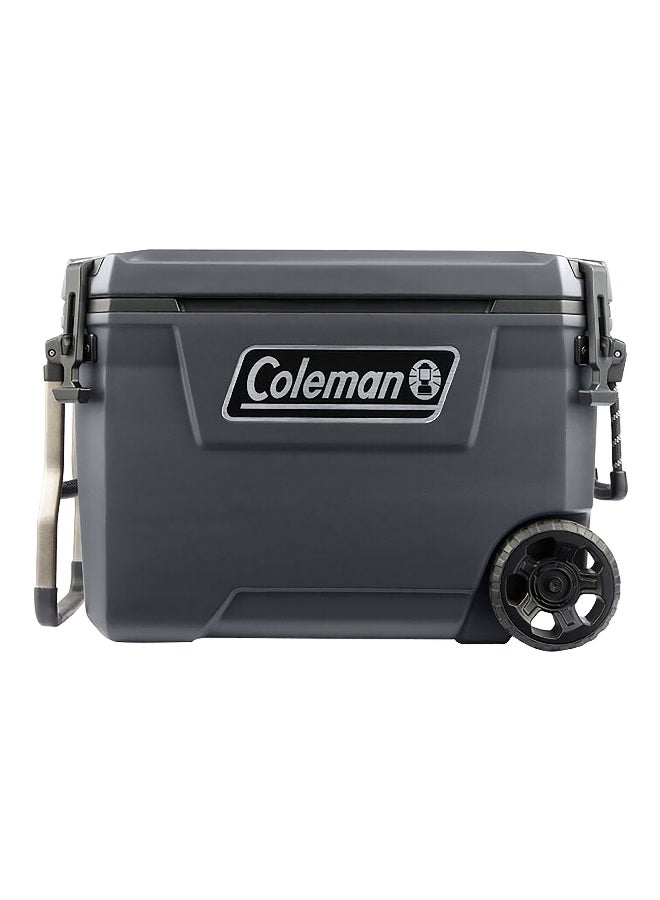 كولمان صندوق لحفظ الثلج مصنوع من البلاستك قوي ومتين وباللون الرمادي الداكن،و بسعة 61 لتر - Image 1
