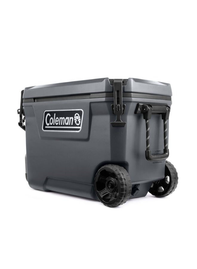 كولمان صندوق لحفظ الثلج مصنوع من البلاستك قوي ومتين وباللون الرمادي الداكن،و بسعة 61 لتر - Image 3