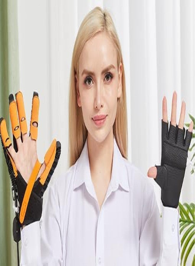 قفازات إعادة تأهيل اليد الروبوتية من أكومارت، قفازات تدريب لإعادة تأهيل أصابع اليد اليمنى، معدات علاجية لحالات الشلل، معدات للتعافي، مقاس متوسط لليد اليمنى - Image 4