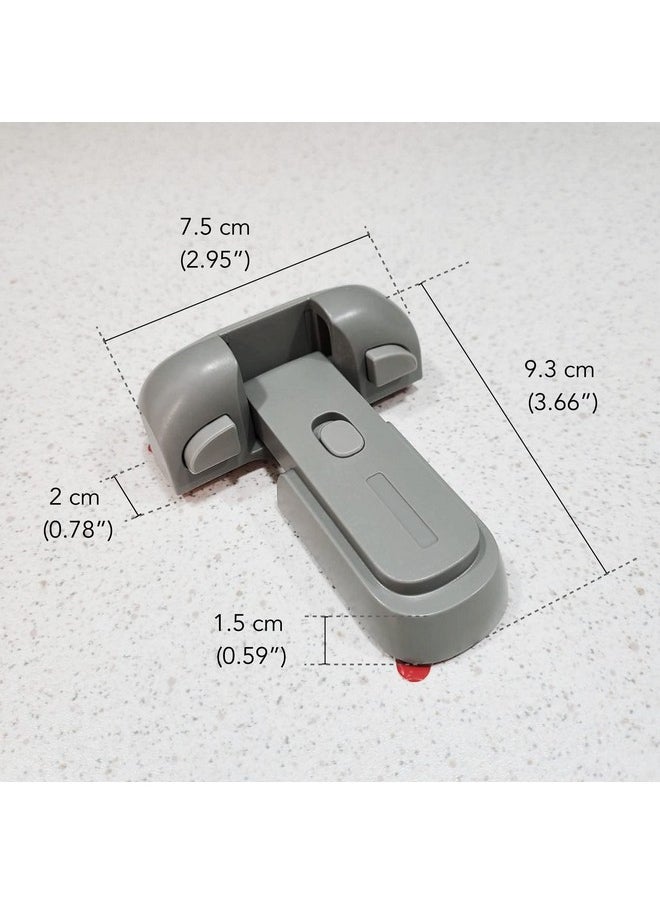 moonybaby - Oor Latches To Keep Closed, Also For Fridge Lock For Kids, 1 Pack, Space Gray By Moonybaby - Image 1