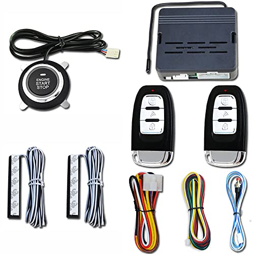 MACHSWON Remote control starter with 164ft range lockunlock control Universal for 12V cars Car Keyless Entry Engine Start - Image 1