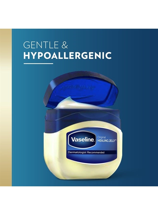 Vaseline Petroleum Jelly Original Provides Dry Skin Relief And Protects Minor Cuts Dermatologist Recommended And Locks In Moisture, 13 Ounce (Pack of 3) - Image 3
