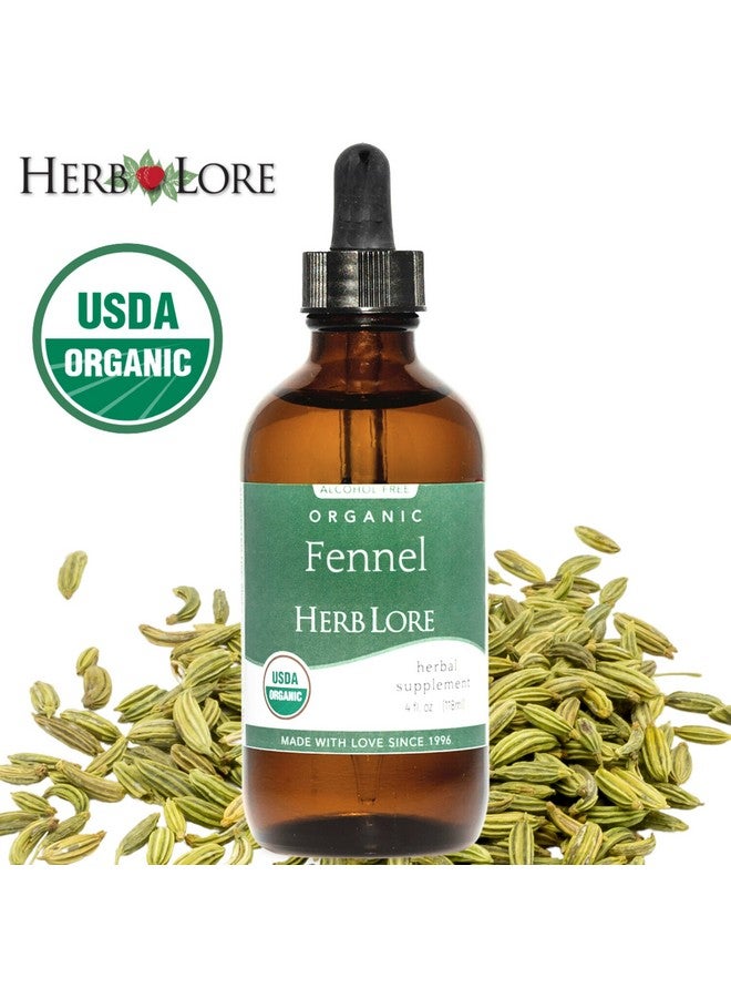 Herb Lore Organic Fennel Tincture - Digestive System Support & Lactation Supplement for Breastfeeding (4 fl oz) - Image 3