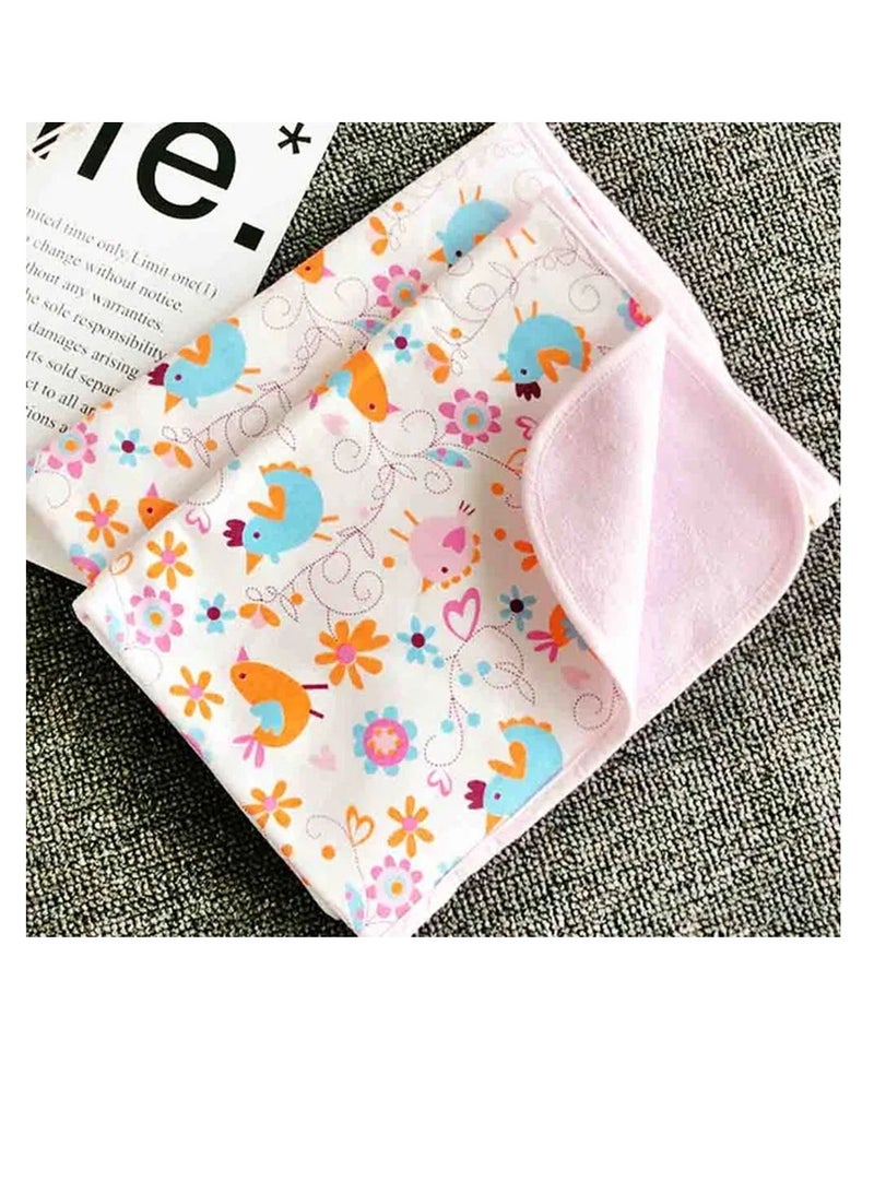 STAR BABiES Star Babies - Combo Pack of 2- Girls Anti-Slip Crawling Kneepads Pack of 3 with Reusable Changing Mats - Pink - Image 3