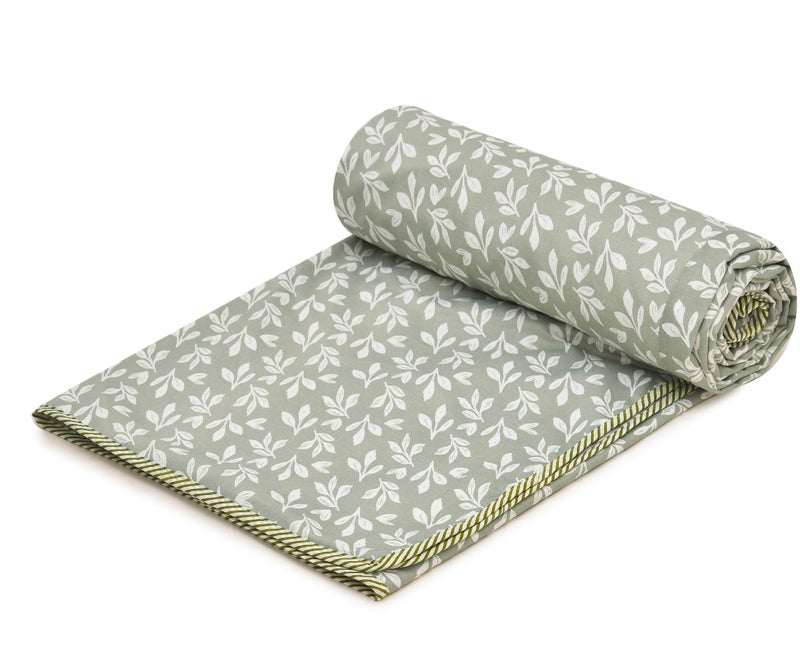 RRC Cotton Reversible Dohar Single Bed, Soft Lightweight Bed Blanket, AC Dohar Blanket for Summers/Winter 57X87(Inches) Flannel Dohar Throws for Bed - Image 4