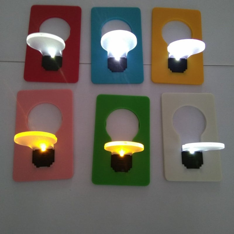 Mini Foldable Card LED Night Light Bulb, Creative Portable Gift, Custom Logo - Image 4