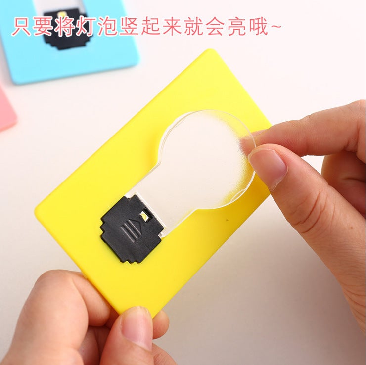 Mini Foldable Card LED Night Light Bulb, Creative Portable Gift, Custom Logo - Image 3
