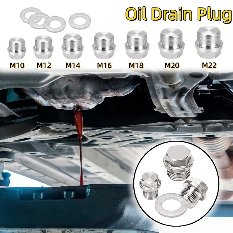 Oil Pan Drain Bolt And Gasket M22 Drain Plug For Automotive - Image 4