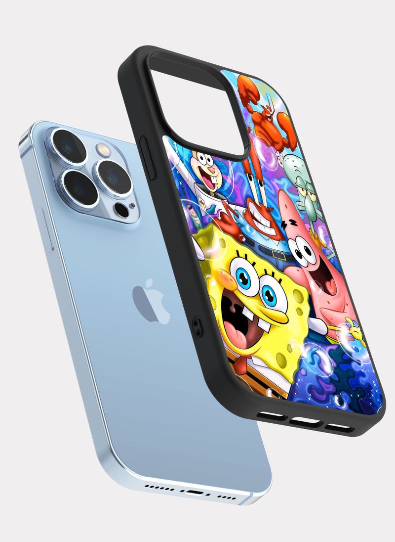PXLAAT iPhone 13 Pro case cover SpongeBob and Patrick Star - Image 2