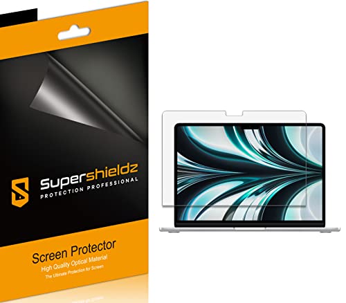 Supershieldz (3 Pack) Anti-Glare (Matte) Screen Protector Designed for New MacBook Air 13.6 inch (M4/M3/M2 Chip, 2022-2025) - Image 3