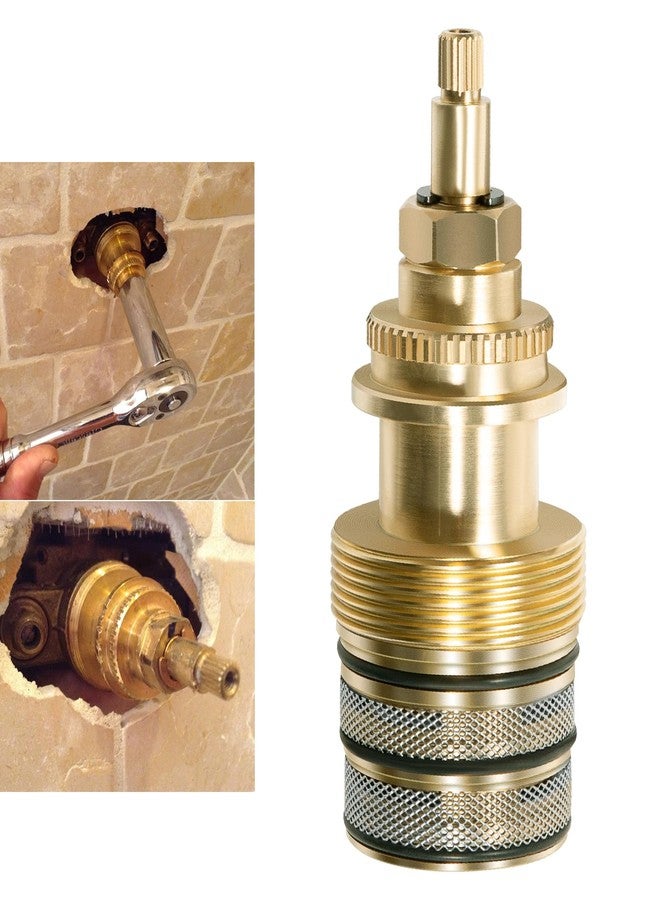 Sunluway صمام مياه حراري 78913 لـ Kohler K400/K401، خرطوشة صمام عالية التدفق مقاس 3/4 بوصة، صمام مياه حراري عالي التدفق - Image 1