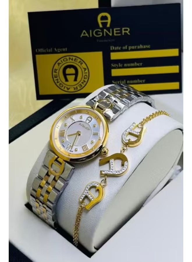 Aigner Bracelet and Watch Set