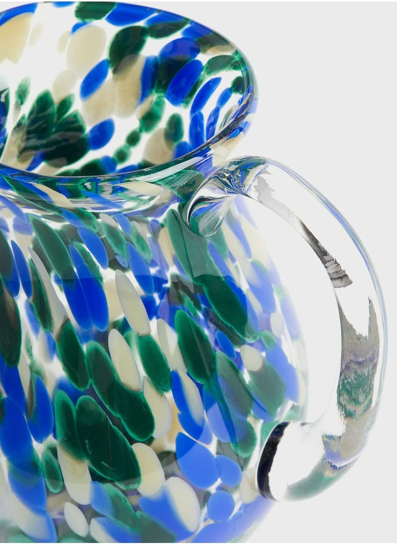 H&M Patterned Glass Jug