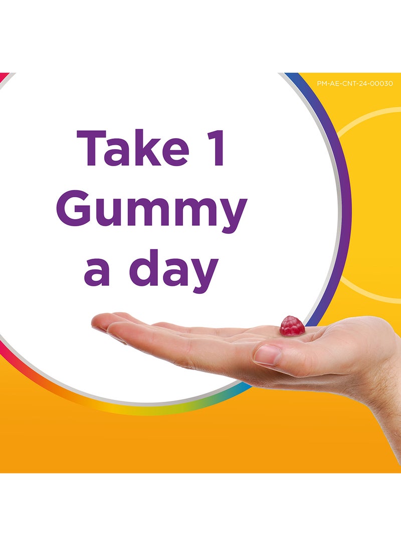 سنتروم فيتامينات متعددة للأطفال، تشمل فيتامين C وD ونكهة البرتقال والتوت المختلط، 30 جيمي مضغ قابل للمضغ - Image 3