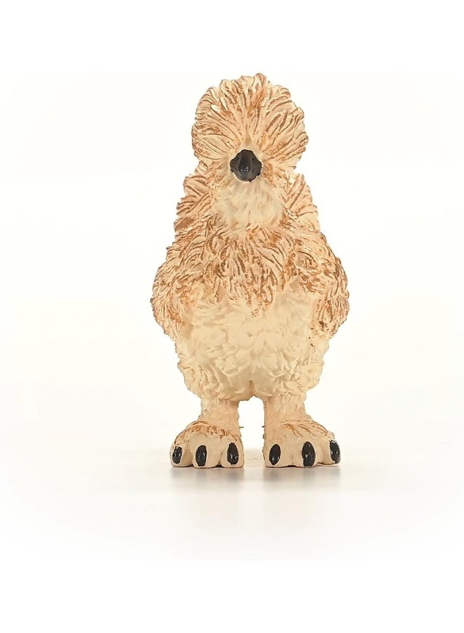 Schleich Farm World Silkie Chicken Figure (5.61 X 2.59 X 5.99 Cm) - Image 2