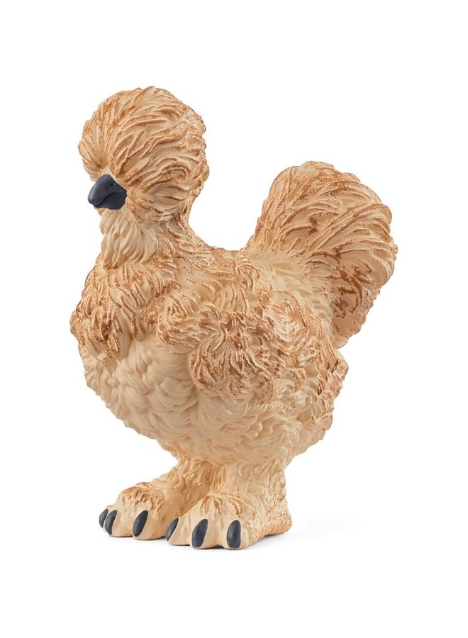 Schleich Farm World Silkie Chicken Figure (5.61 X 2.59 X 5.99 Cm) - Image 1