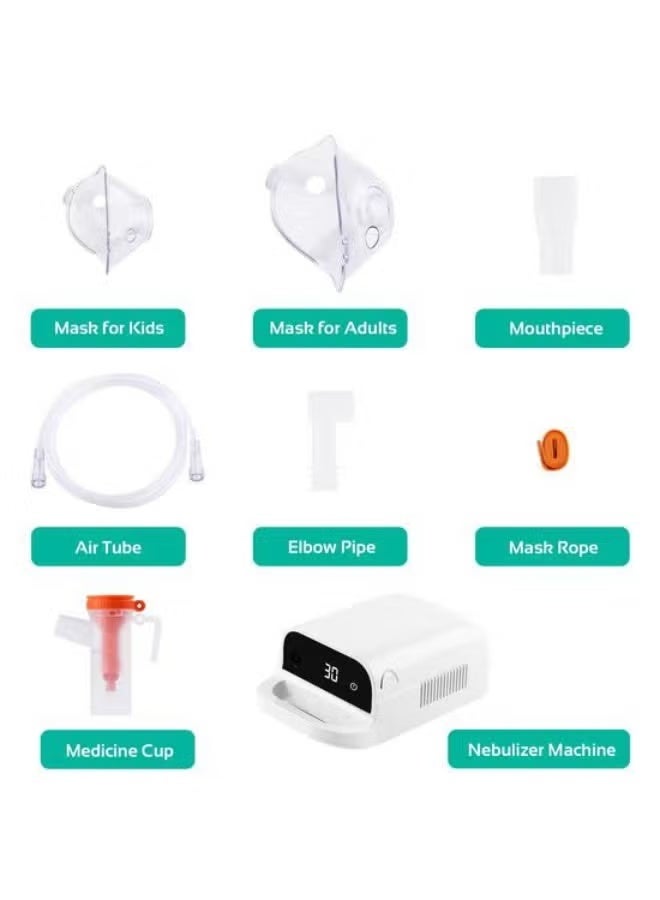 Celia Compressor Nebulizer – Asthma & Allergy Treatment – Fine Mist Delivery – Low Noise – Suitable for Adults & Kids - Image 2