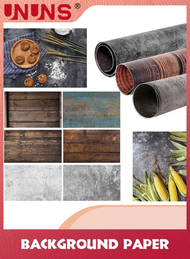 ununs Ununs 3pcs Double Sided Photography Background