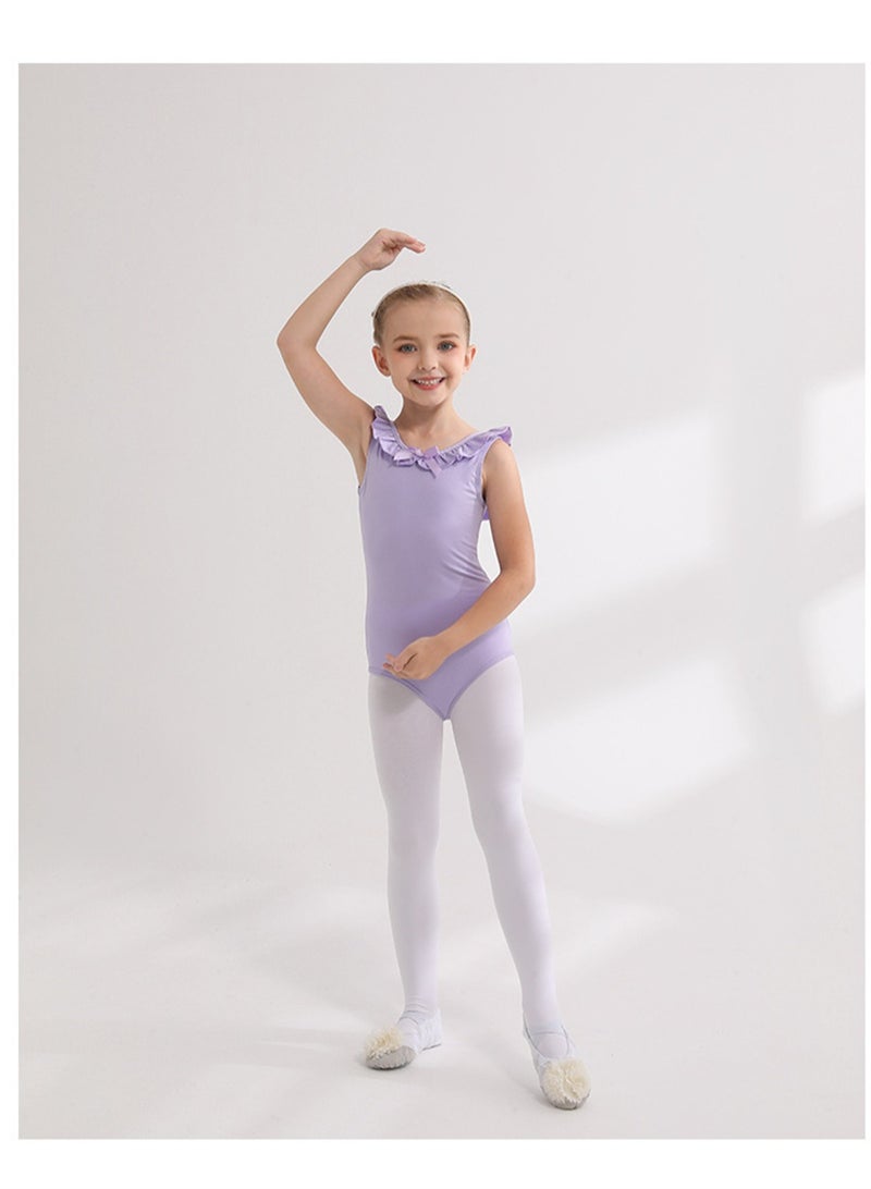 Loquat Children's Dance Dress Training Dress Pure Cotton Ballet Dancing Dress For Children  - Image 1