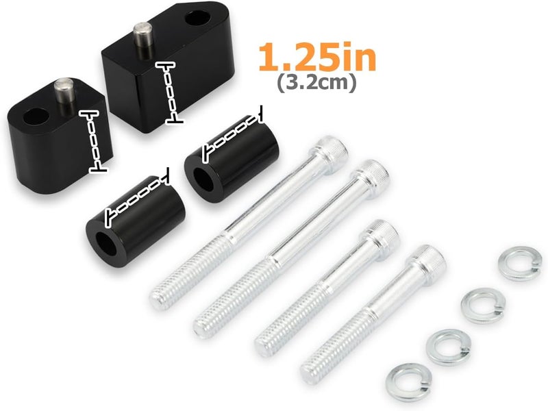 WeiSen Driver FloorBoard Outward Extension 1-1/4'' for Harley Touring Models - Image 2