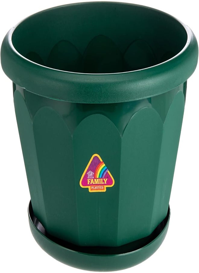 AKDC AKDC Lotus Plastic Planter Green  - Image 4