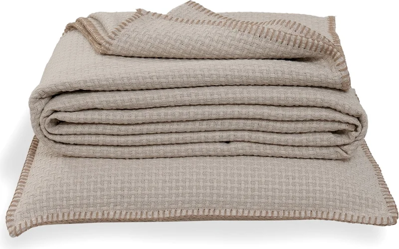 مين كولكشن Single Multi-Purpose Deluxe Pique Bed Cover and Pillow Case *with pillow gift*