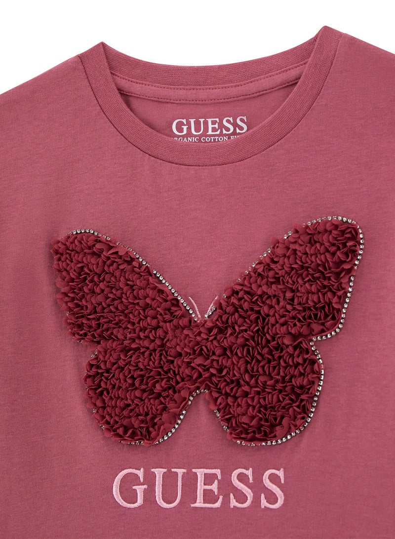 جس تيشيرت جرافيك برقبة دائرية للأطفال - Image 3