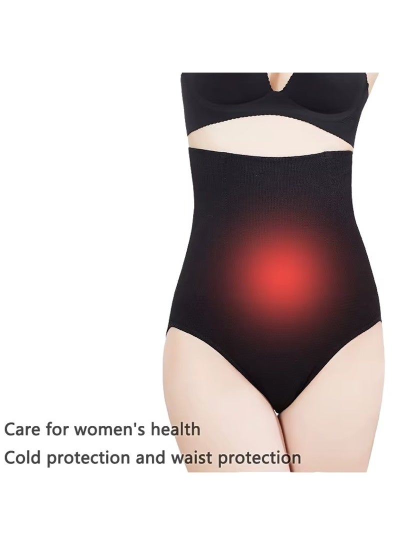 AGD Women's High Waist Tummy Waist Body Shaper Panties, Black - Image 5