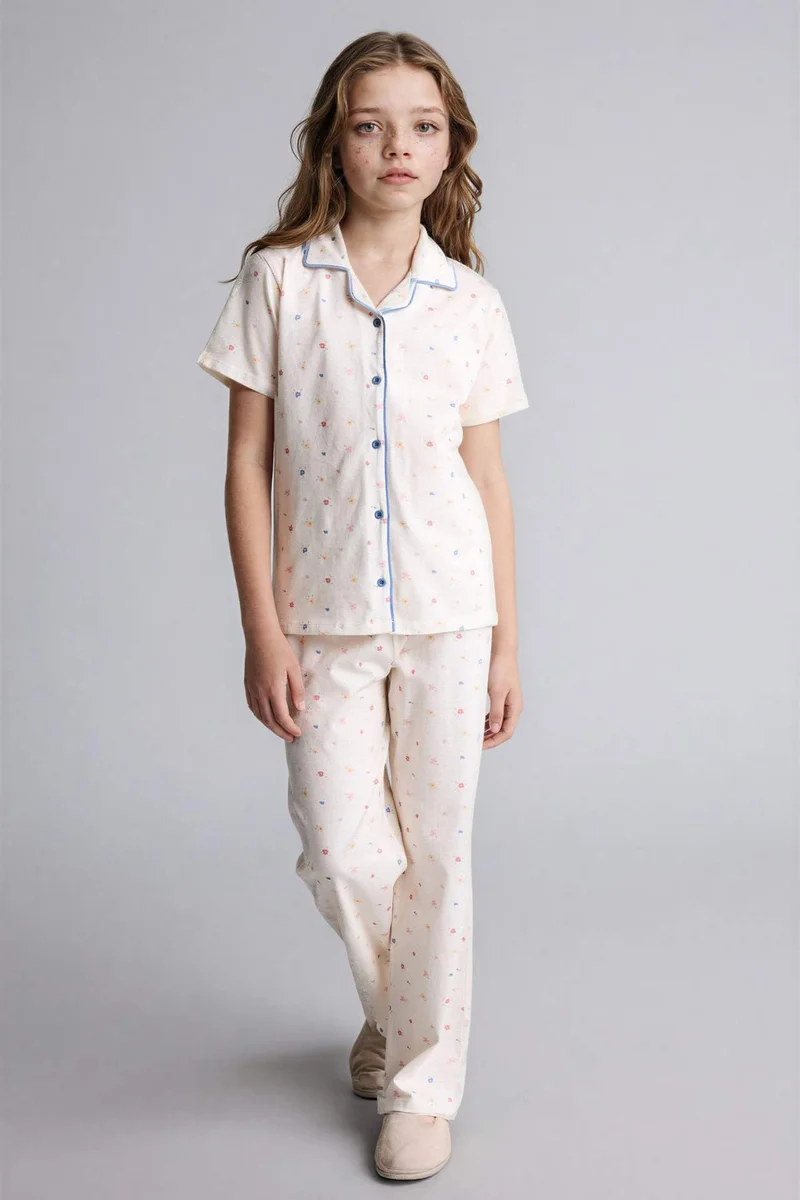 DeFacto 2 piece Regular Fit Knitted Pyjamas