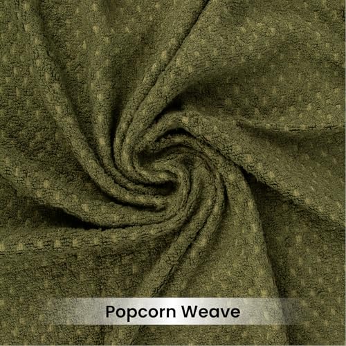 Mush Hearth & Haven Bamboo Towels for Bath Large Size | 450 GSM Bamboo Bath Towel for Men & Women | Soft, Highly Absorbent & Quick Dry | Pack of 2, 70 X 140 cms (Moon Grey & Moss Green) - Image 3