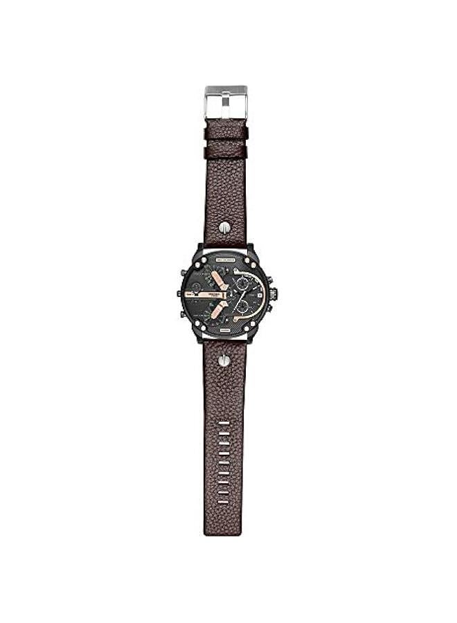 Calfskin strap for men's diesel watches (24mm wide) - Image 2