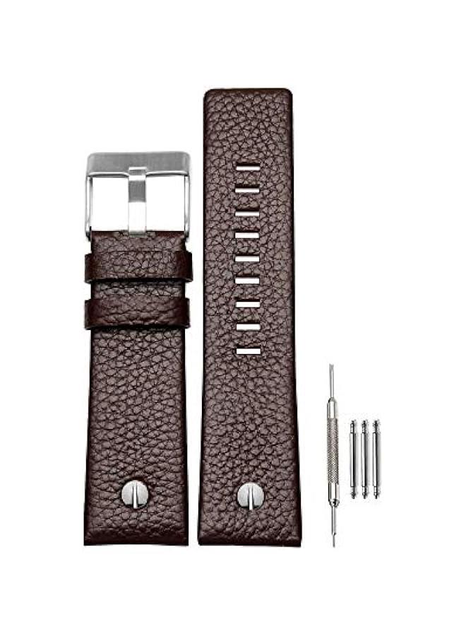Calfskin strap for men's diesel watches (24mm wide) - Image 1