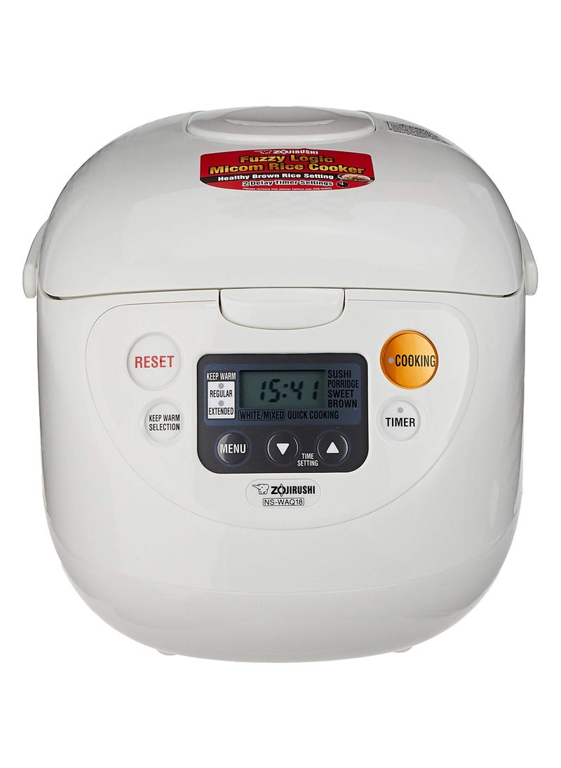 Zojirushi - Electronic Rice cooker/ warmer 1.8 ltr, Cool white - Image 1