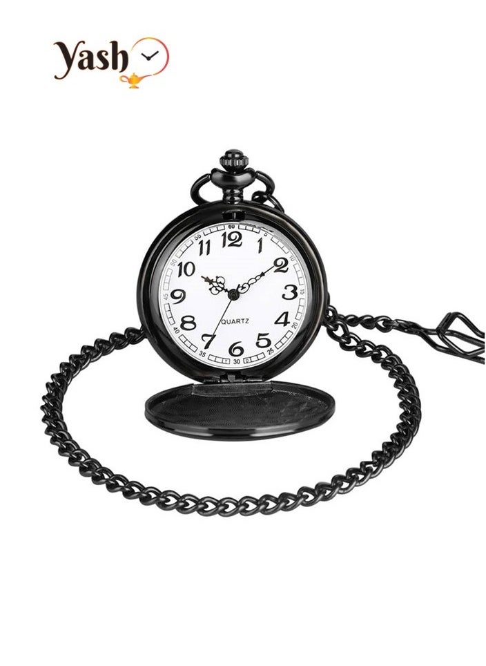 YASH Yash Retro Style I Love You Quartz Pocket Watch For Husband Wife Mom Dad Son Daughter Teacher With Chain And Yash Packaging  - Image 2