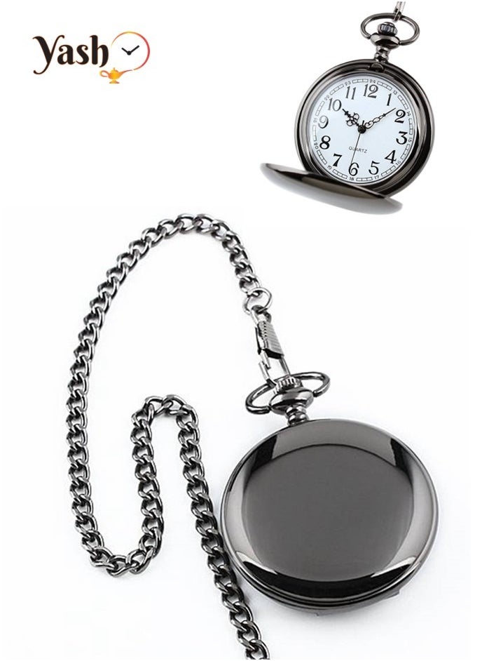 YASH Yash Retro Style I Love You Quartz Pocket Watch For Husband Wife Mom Dad Son Daughter Teacher With Chain And Yash Packaging  - Image 3