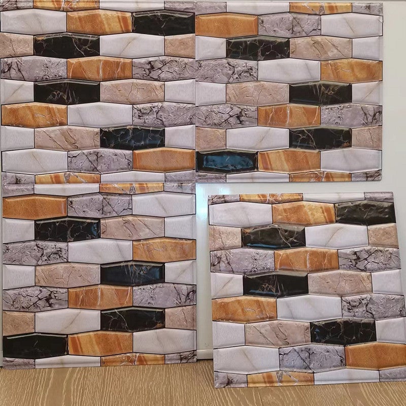 Supply Pvc Self-Adhesive Wall Stickers Waterproof Anti-Fouling Beautification Decoration Living Room Tv Background Wall 30*30Cm - Image 2