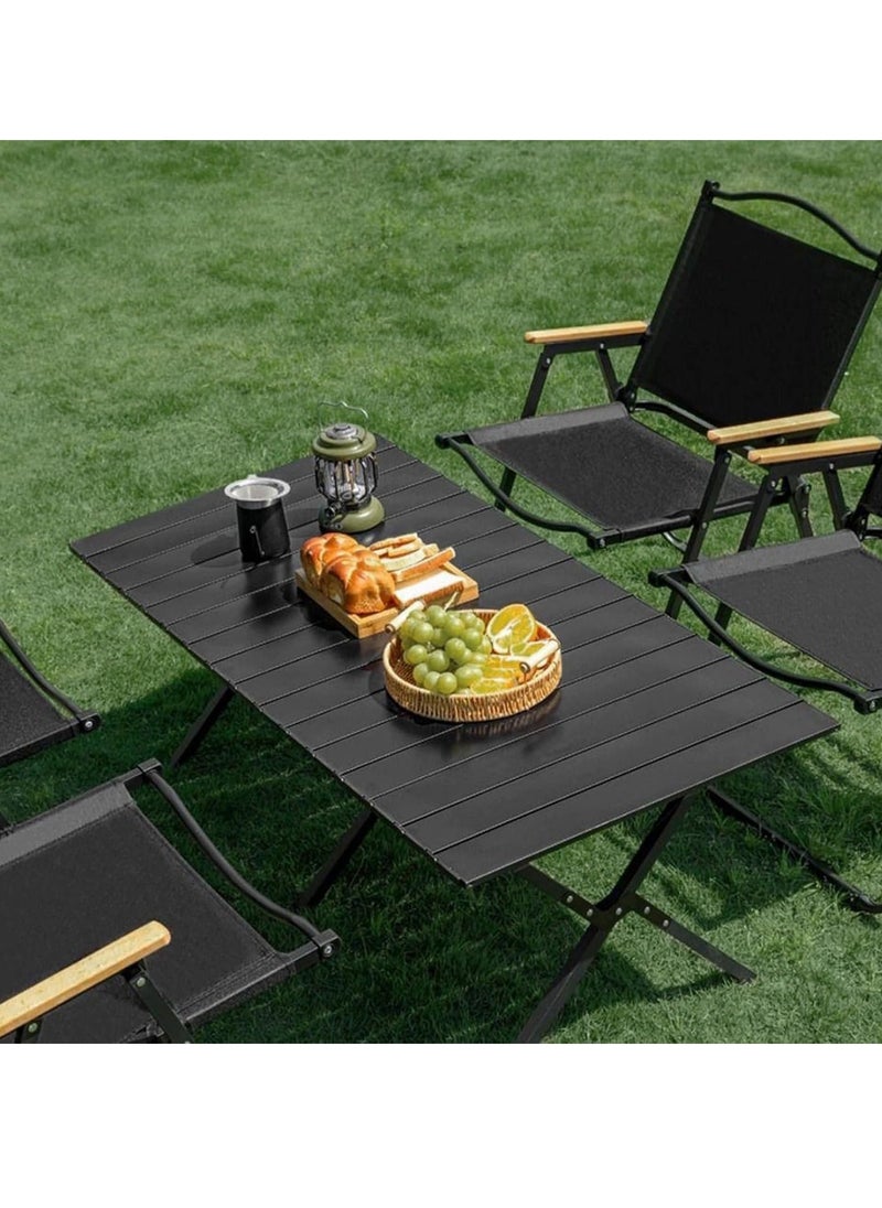 Manful - Portable Folding Camping Chair Black, Lightweight Folding Chair for Outdoor Enthusiasts, Folding Chair for Every Adventure, Folding Camping Chair for Travel and Leisure - Image 1