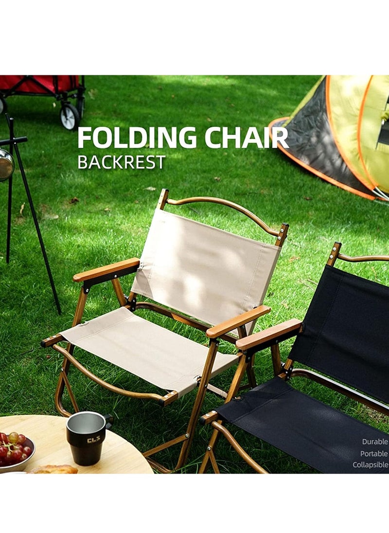 Manful - Portable Folding Camping Chair Black, Lightweight Folding Chair for Outdoor Enthusiasts, Folding Chair for Every Adventure, Folding Camping Chair for Travel and Leisure - Image 1