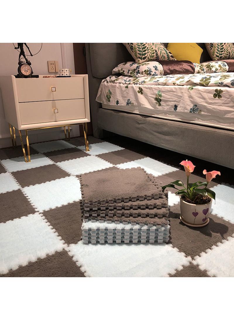 XiuWoo Foam Floor Mat Eva Plush Carpet Square Thickened Sports Game Mat Interlocking Carpet Plush Puzzle Soft Children'S Room Family Bedroom Living Room - Image 1