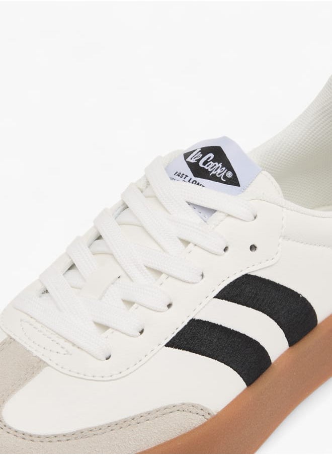 Lee Cooper - Womens Panelled Ankle Sneakers With Lace-Up Closure - Image 1