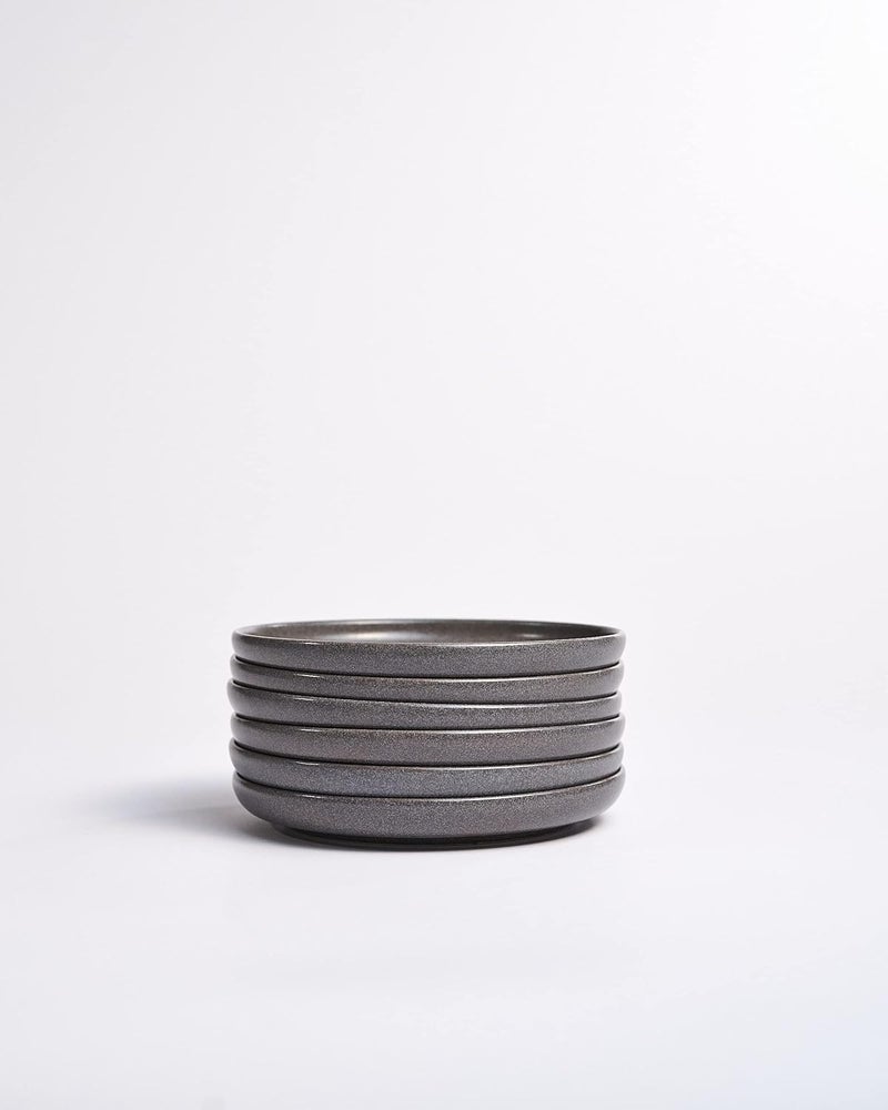 Norling Studio Handcrafted Handmade Stoneware Stone Semi Matt Small Plates 17 CmSet of 1 Ceramic Small Plates for Salad - Image 4