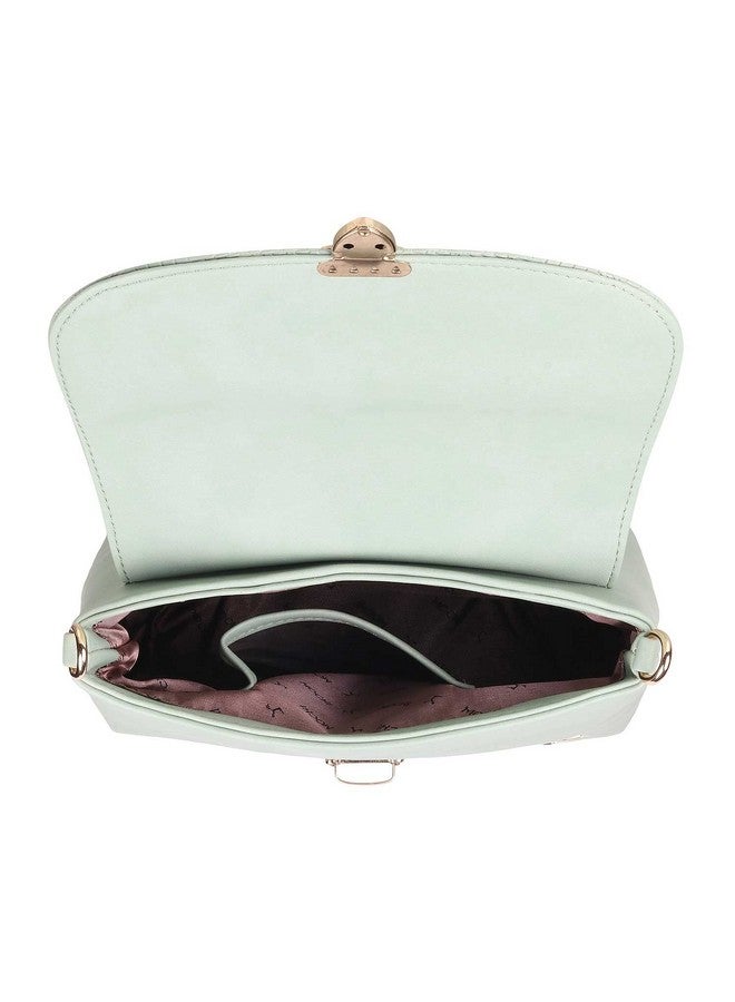 Mochi Women Green Flap Over Sling (66-7212) - Image 2