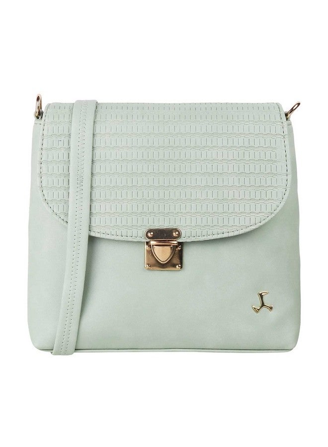 Mochi Women Green Flap Over Sling (66-7212) - Image 1