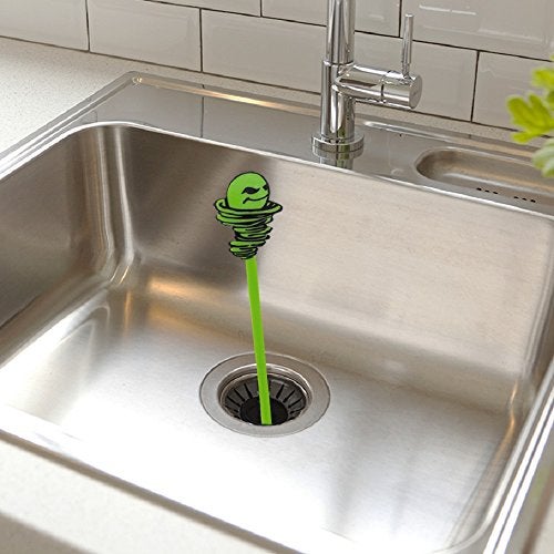 Green Gobbler Hair Grabber Drain Snake - 5 Pack (Great for Sink & Shower Clogs) - Image 4