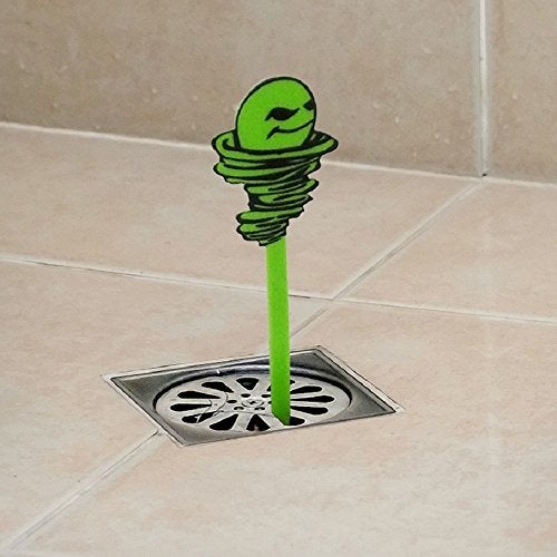 Green Gobbler Hair Grabber Drain Snake - 5 Pack (Great for Sink & Shower Clogs) - Image 3