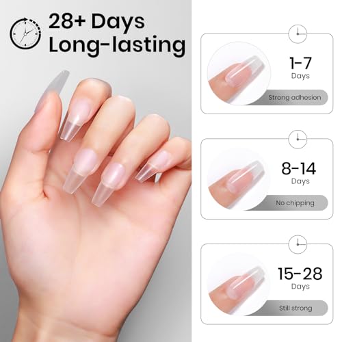 MIZHSE Solid Nail Glue, 18g Solid U V Gel Nail Glue Gel for Nails and Mini Light LED Lamp for Acrylic Nails Tips Long Lasting Rhinestone Glues for Salon Home DIY - Image 5